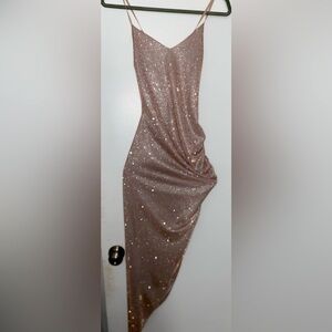 Sparkly Light Pink Party Dress